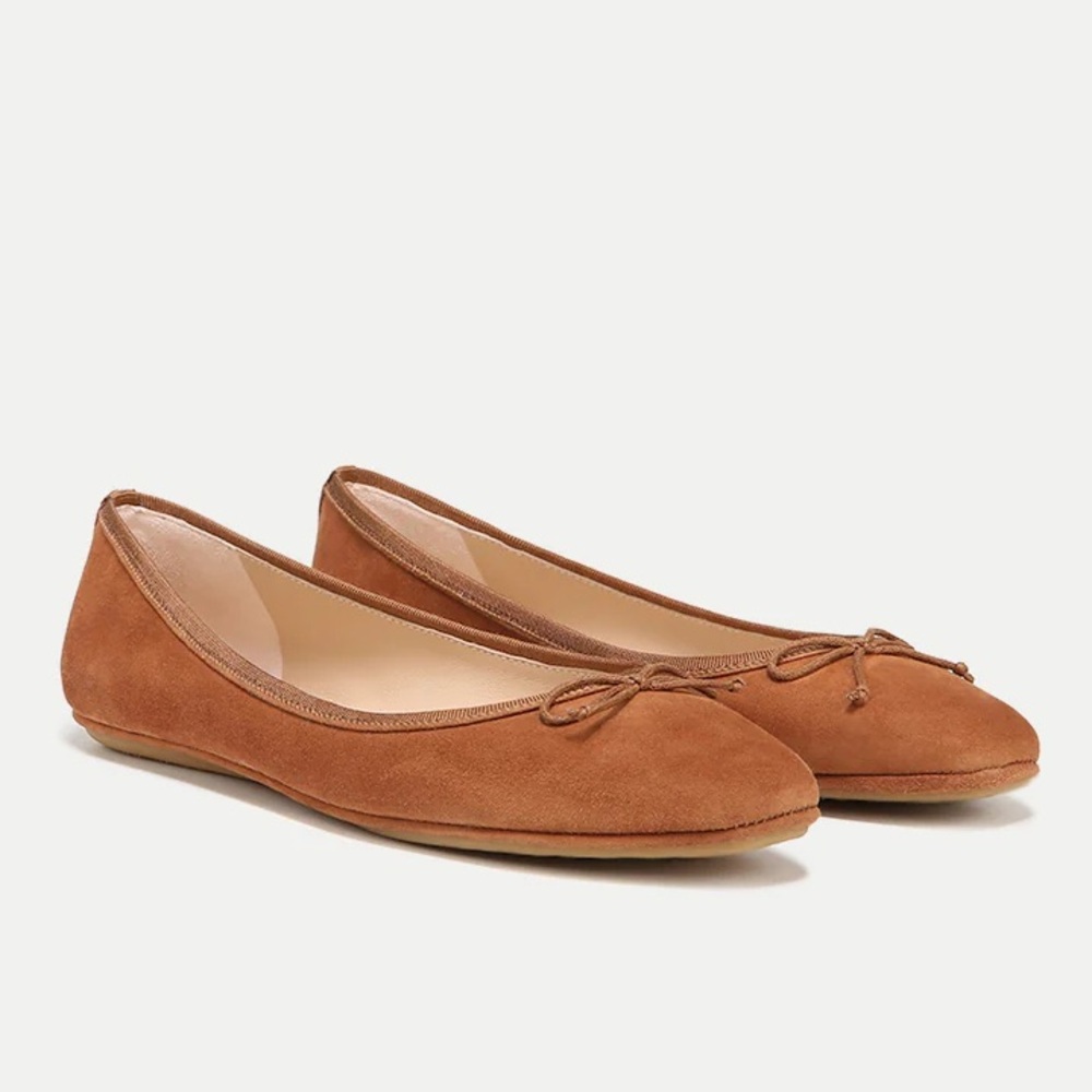 Veronica Beard Brown Suede Flats
